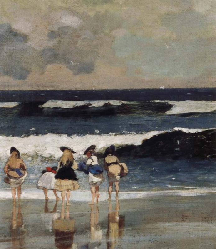 Winslow Homer Detail from on the Beach